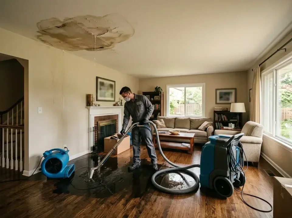 attic-pipe-burst-ceiling-drip-008 — frequently asked questions, Water Damage Restoration & Carpet Care in Seneca, MO